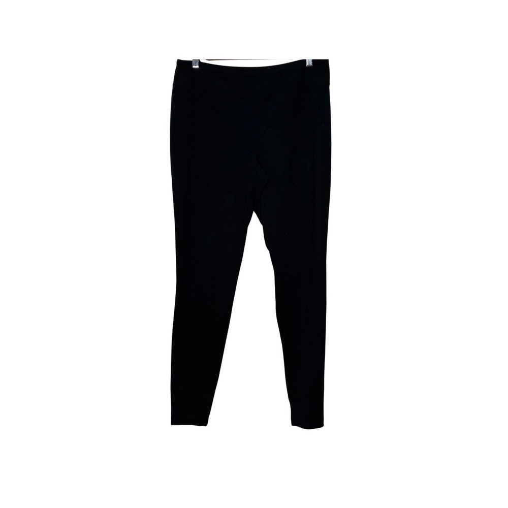 Eddie Bauer Women Black Stretch‎ Cotton Blend Tall Leggings TL 21002783